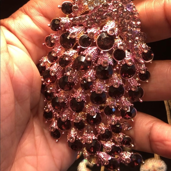 Purple Peacock Necklace - Picture 5 of 5